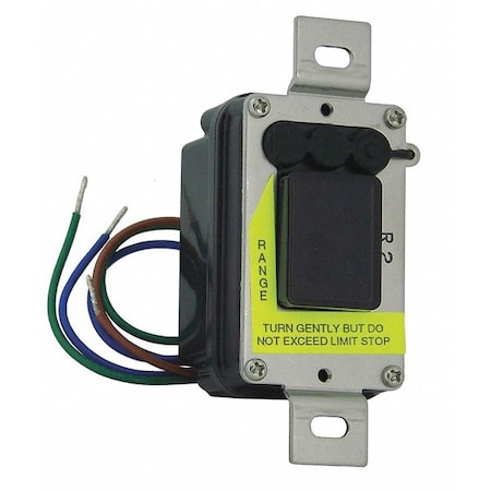 Wall Sensor, Chrome/Black, for Zems Valves