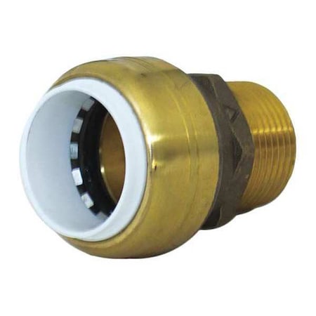 Male Adapter, 3/4" Tube Size, Brown