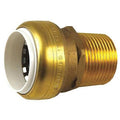 Male Adapter, 1" Tube Size, Brown