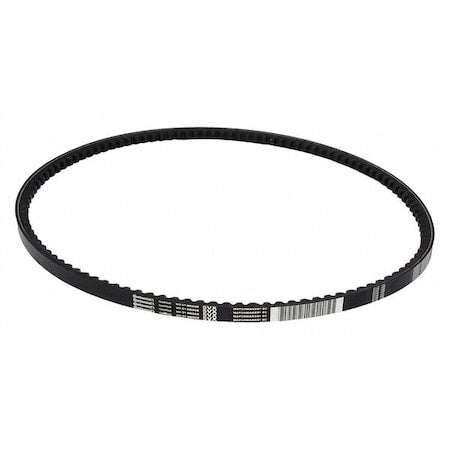 5VX1800 Cogged, Wedge V-Belt, 180 in Outside Length, 5/8 in Top Width, 17/32 in Thickness, 1 Ribs