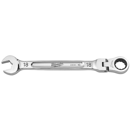 18mm Metric Flex Head Ratcheting Combination Wrench