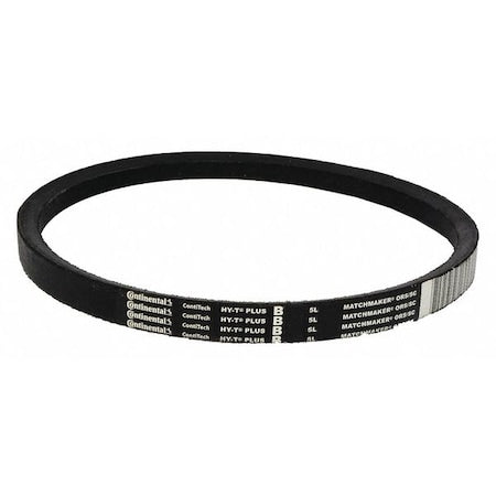 B136 Classical V-Belt, 139 in Outside Length, 21/32 in Top Width, 13/32" Thickness, 1 Ribs