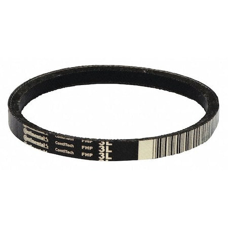 3L430 FHP V-Belt, 43 in Outside Length, 3/8 in Top Width, 7/32" Thickness, 1 Ribs