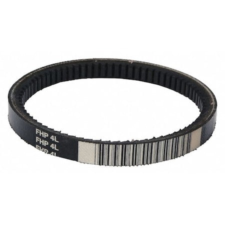 4L300 FHP V-Belt, 30 in Outside Length, 1/2 in Top Width, 5/16" Thickness, 1 Ribs