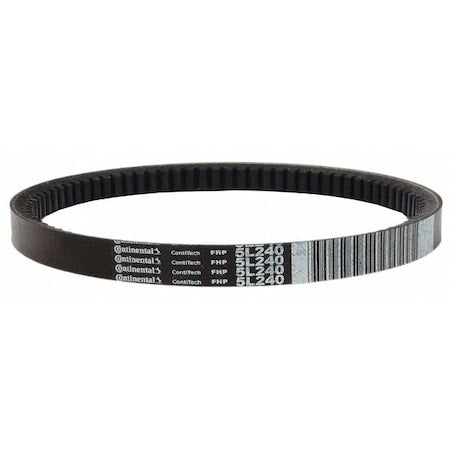 5L500 FHP V-Belt, 50 in Outside Length, 21/32 in Top Width, 25/64" Thickness, 1 Ribs