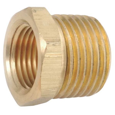 Bushing Low Lead Brass Bushing, 3/4 in Male NPT X 1/8 in Female NPT