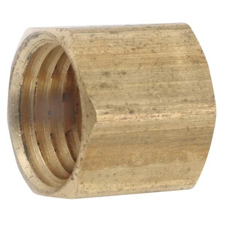 Brass Cap, FNPT, 3/8" Pipe Size