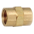 Coupling Brass Coupling, 1/2 in Female NPT X 1/2 in Female NPT