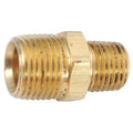 Low Lead Brass Nipple, MNPT, 3/4" x 1/2" Pipe Size