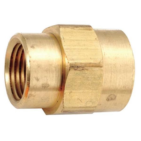 Reducer Coupling Brass Reducing Coupling, 3/8 in Female NPT X 1/8 in Female NPT