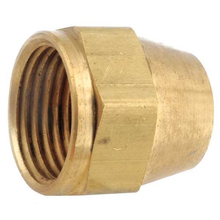 1/4" Female Flare Low Lead Brass Short Nut
