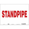SAFETY SIGN FIRE AND EMERGENCY, 10 in Height, 14 in Width, Vinyl, Horizontal Rectangle, English
