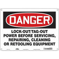 Safety Sign, 7 in Height, 10 in Width, Polyethylene, Vertical Rectangle, English, 469M08