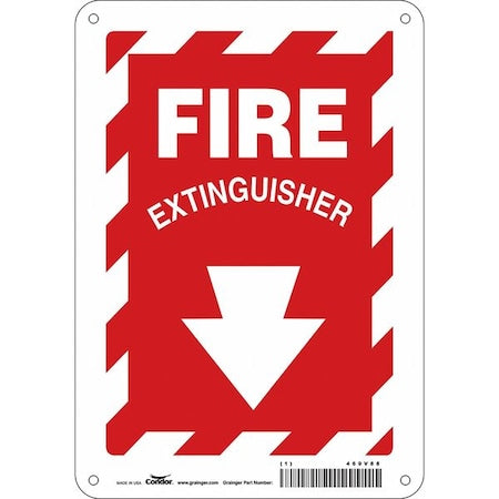 Safety Sign,7" W,10" H,0.032" Thickness
