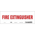 Safety Sign,10" W,3-1/2" H,0.004" Thick