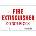 Safety Sign,10" W,7" H,0.004" Thickness