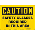 Safety Sign, 10 in Height, 14 in Width, Polyethylene, Horizontal Rectangle, English, 466V54