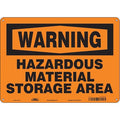 Safety Sign, 10 in Height, 14 in Width, Aluminum, Horizontal Rectangle, English, 470H24