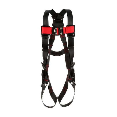 Protecta(R) Vest-Style Harness, XS, 420 lb., Quick-Connect Chest/ Tongue Leg Straps, Back D-Ring