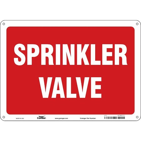 Sprinkler Valve, 14 in W x 10 in H, Horizontal Rectangle, Aluminum, 470C71