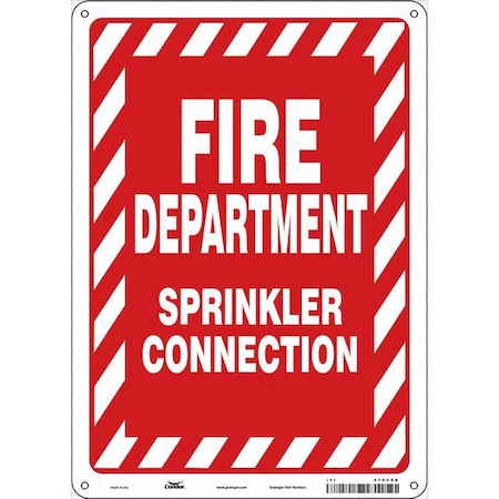 Safety Sign,10" W,14" H,0.032" Thickness
