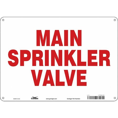Safety Sign,14" W,10" H,0.055" Thickness