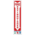 Safety Sign,4" W,18" H,0.004" Thickness