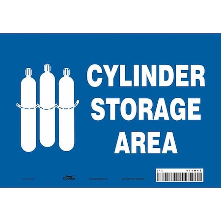Safety Sign, 7 in Height, 10 in Width, Vinyl, Vertical Rectangle, English, 471M45