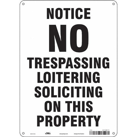 Safety Sign, 14 in Height, 10 in Width, Aluminum, Vertical Rectangle, English, 473H77