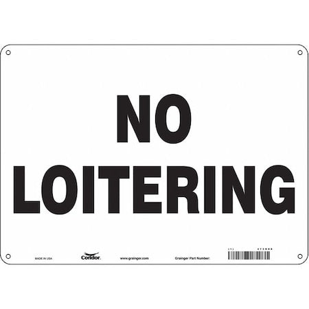 Safety Sign, 10 in Height, 14 in Width, Polyethylene, Horizontal Rectangle, English, 473H08