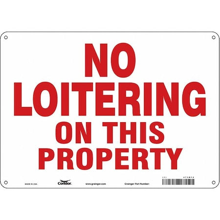Safety Sign, 10 in Height, 14 in Width, Polyethylene, Horizontal Rectangle, English, 473H14