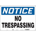Safety Sign, 14 in H, 20 in W, Polyethylene, Horizontal Rectangle, English, 473L24