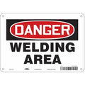 Safety Sign, 7 in Height, 10 in Width, Aluminum, Vertical Rectangle, English, 473X45