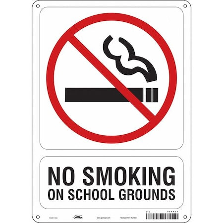 Safety Sign, 14 in H, 10" W,  Vertical Rectangle, English, 474H14