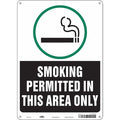 Safety Sign, 14 in H, 10" W, Polyethylene, Vertical Rectangle, English, 474N06