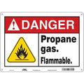 Chemical Sign, 10 in H, 14 in W, Horizontal Rectangle, English, 476D42
