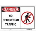 Safety Sign, 10 in Height, 14 in Width, Vinyl, Horizontal Rectangle, English, 476M94