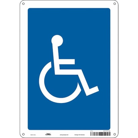 Traffic Sign, 14 in H, 10 in W, Aluminum, Vertical Rectangle, English, 477T78