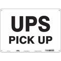 Traffic Sign, 10 in H, 14 in W, Aluminum, Horizontal Rectangle, English, 477T26