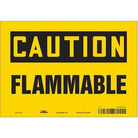Danger Sign, 7 in H, 10 in W, Vinyl, Vertical Rectangle, English, 478F30