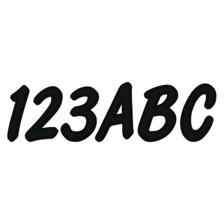 LetterandNumberLabelSet,3inH,1-3/8inW