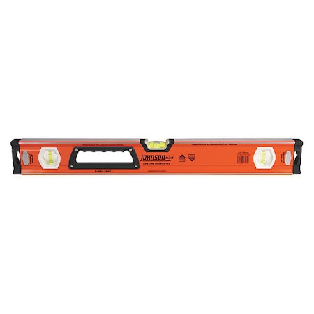 Box Level,Aluminum,24 in. L,Yellow