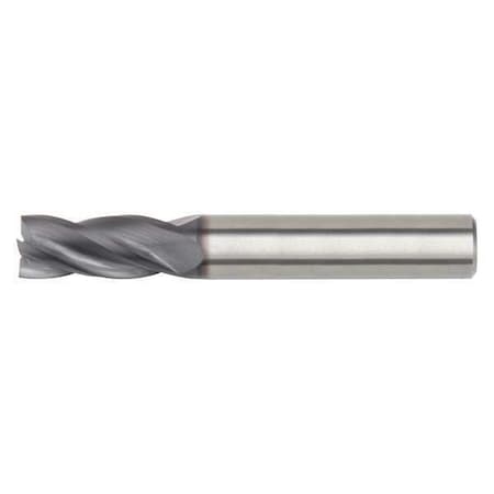 Square End Mill, 0.453125 in, Carbide