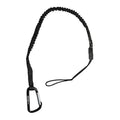 Tool Lanyard,44inL,Black,15lb,Carabiner