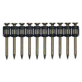 Collated Concrete Nail, 1-1/4 in L, 23 ga, Zinc Galvanized, Flat Head, Straight, 1000 PK