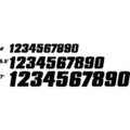 NumberLabelSet,5-1/2inH,3-7/8inW,PK120