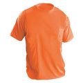 Short Sleeve Hi-Vis Unisex T-Shirt, Polyester, Orange, M