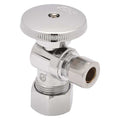 Water Supply Stop,Brass,1/4-Turn,1/2"