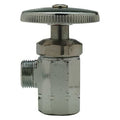 Water Supply Stop,Brass,1/4-Turn,1/2"