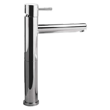 Manual Vessel Bathroom Faucet, Single Hole Mount, Chrome 1 Hole